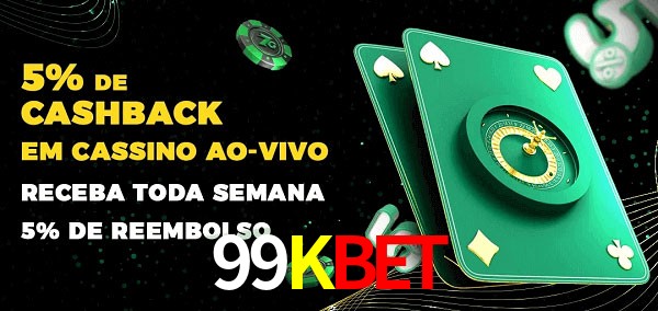 Promoções do cassino ao Vivo 99Kbet